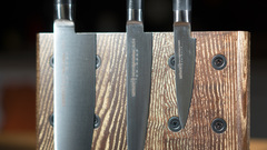 Комплект из 3 ножей Samura Mo-V и подставки