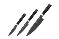 Набор из 3 кухонных ножей Samura Mo-V Stonewash SM-0230B