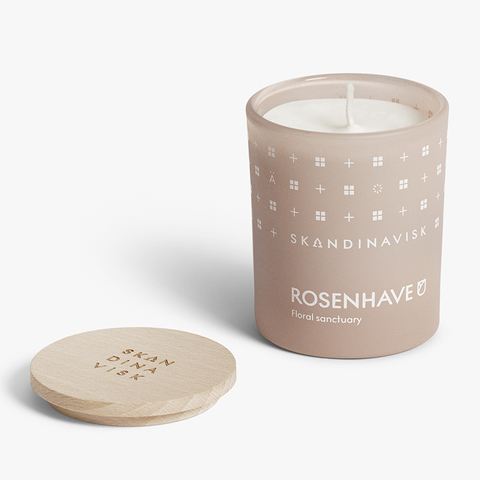 Свеча ароматическая ROSENHAVE с крышкой, 65 г (новая) SKANDINAVISK SK20210