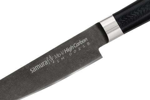 Нож кухонный универсальный 125мм Samura Mo-V Stonewash SM-0021B/K