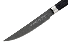 Нож кухонный стейковый 120мм Samura Mo-V Stonewash SM-0031B/K*