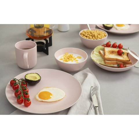 Набор тарелок для пасты Simplicity, 20 см, розовые, 2 шт.