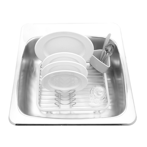 Сушилка для посуды Umbra SINKIN белый/никель 330065-670