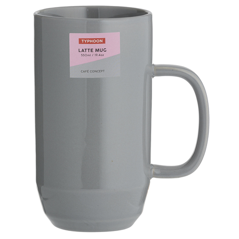 Чашка для латте Cafe Concept 550 мл темно-серая TYPHOON 1401.823V