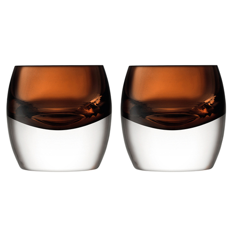 Набор из 2 тумблеров Whisky Club 230 мл коричневый LSA International G1532-08-866