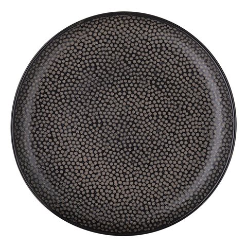 Набор тарелок Dots, 21 см, черные, 2 шт.