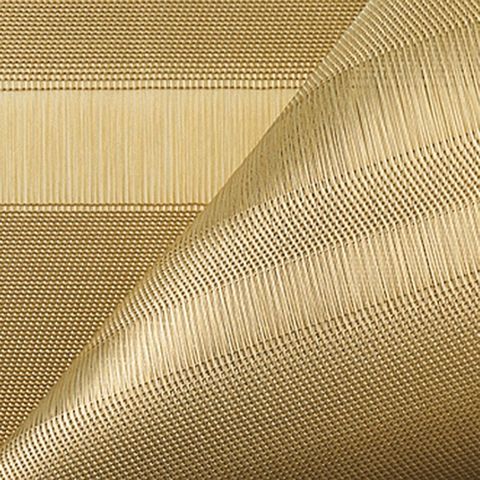 Салфетка подстановочная, жаккардовое плетение, винил, (36х48) Gold (100137-002) CHILEWICH Tuxedo stripe арт. 0201-TXST-GOLD