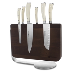 Набор из 6 кухонных ножей и подставки WUSTHOF Ikon Cream White арт. 9884-0