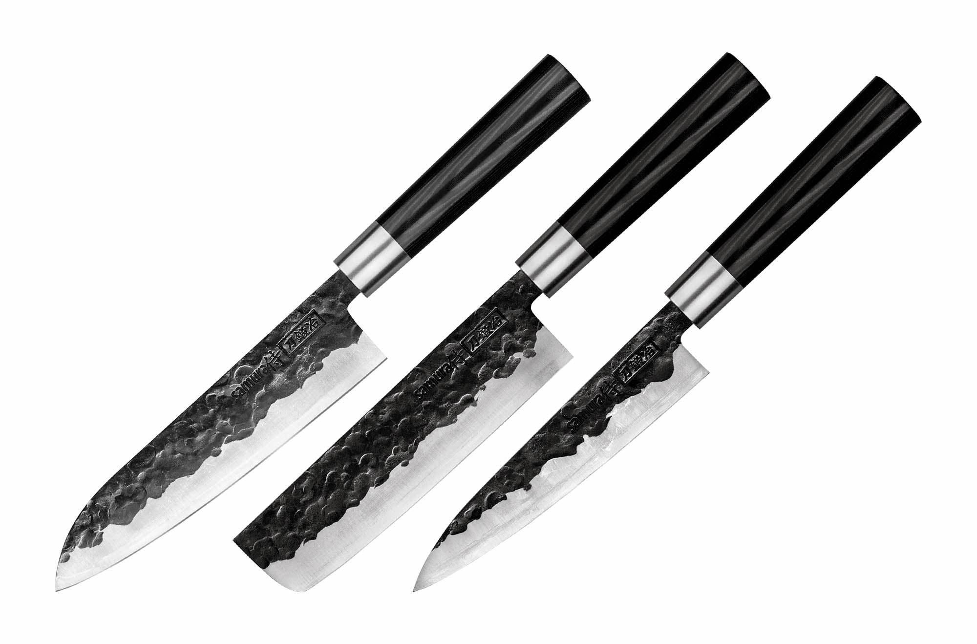 

Комплект из 3 кухонных ножей Samura BLACKSMITH (упакованы отдельно)
