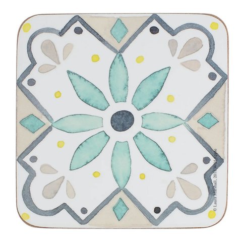 Набор из 6 подставок Green Tile 10х10 Kitchen Craft C000327