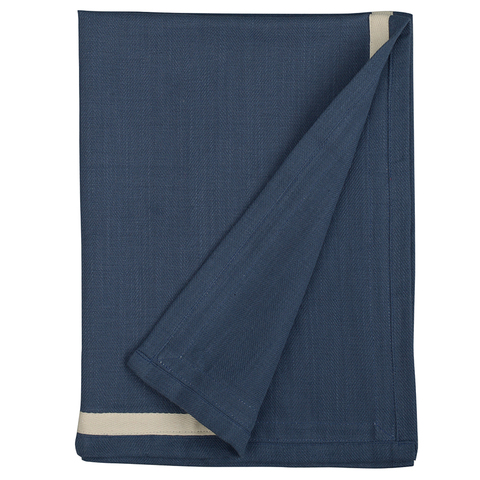 Набор из двух кухонных полотенец саржевого плетения темно-синего цвета из коллекции Essential, 50х70 см Tkano TK20-TT0012