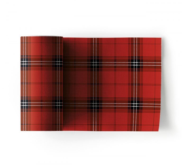 

Салфетки в рулоне 11х11см (50шт) My Drap Cotton Tartan Christmas SA11N4/701-2