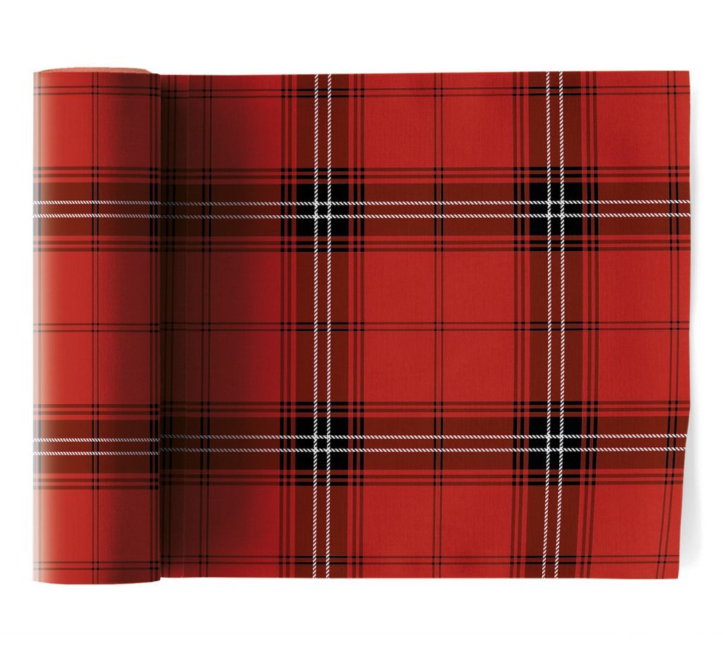 

Салфетки в рулоне 20х20см (12шт) My Drap Cotton Tartan Christmas SA20N4/701-7