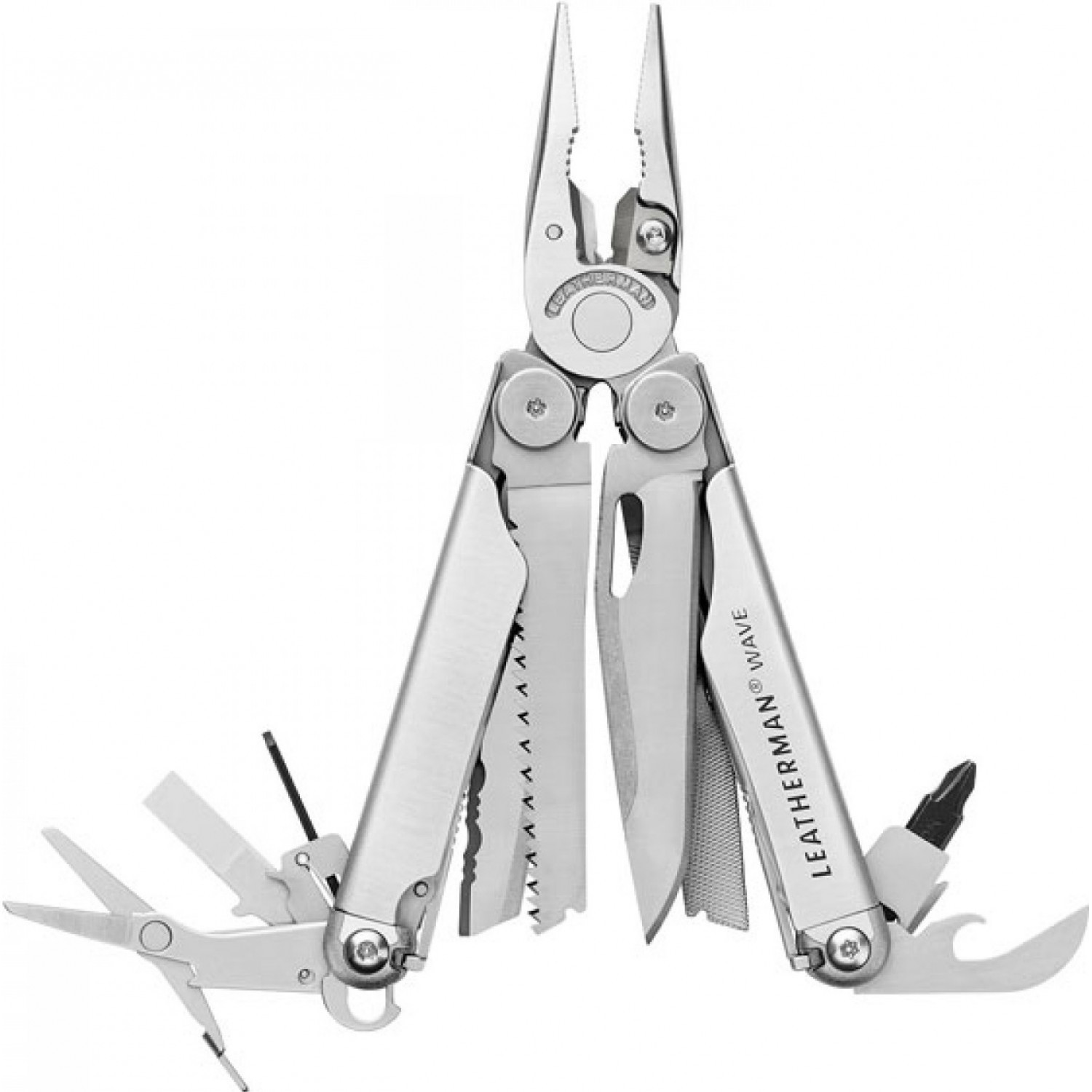 

Мультитул Leatherman Wave Plus, 17 функций, кожаный чехол 832551