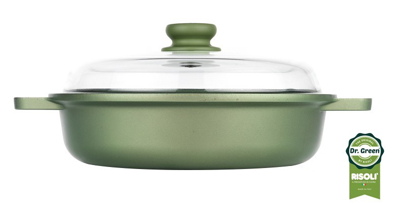 

Сотейник со стеклянной крышкой Risoli Dr Green Induction 28см 00099DRIN/28