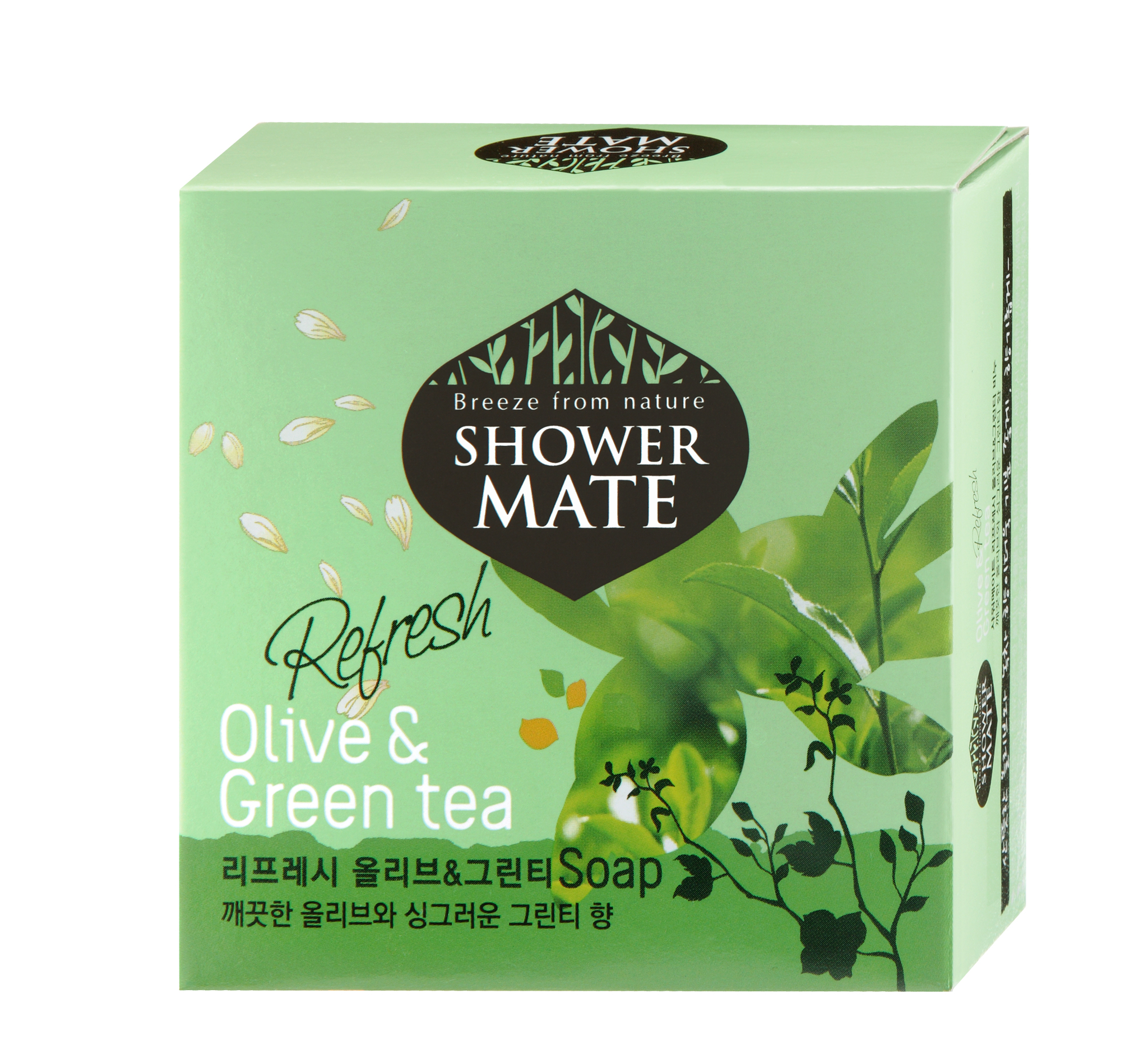 

Мыло косметическое Shower Mate Оливки и зеленый чай 100г 988084