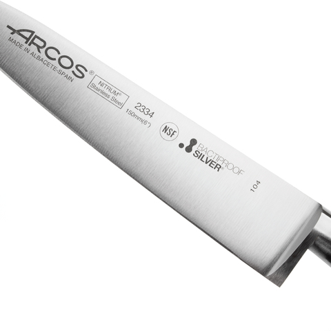 Нож кухонный стальной Шеф 15 см ARCOS Riviera Blanca арт. 233424W