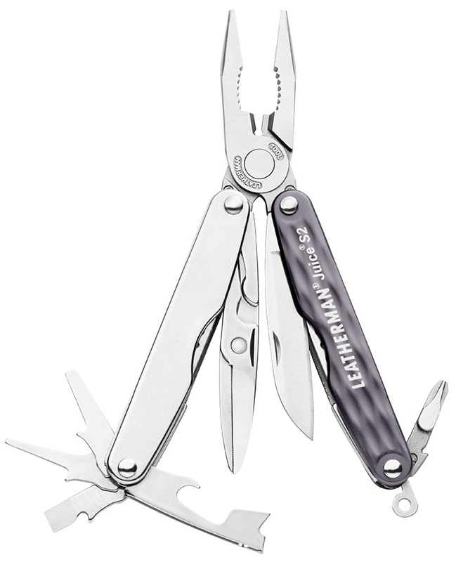 

Мультитул Leatherman Juice S2, 12 функций, серый гранит 831943