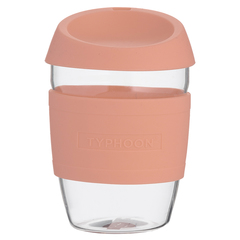 Кружка для кофе TYPHOON 400 мл Typhoon стекло розовая 1401.471V