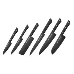 Комплект из 6 кухонных ножей Samura Shadow 223631106