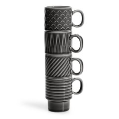 Набор 4 кружек для эспрессо Coffee & More SagaForm 5018070