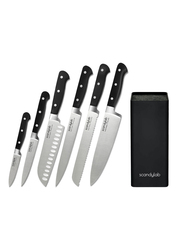 Набор кухонных ножей на подставке 6 шт Scandylab World Classic