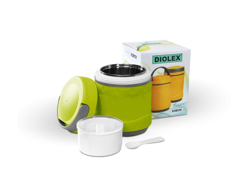 

Термос-контейнер для пищи 1,2л Diolex DXС-1200-2-G