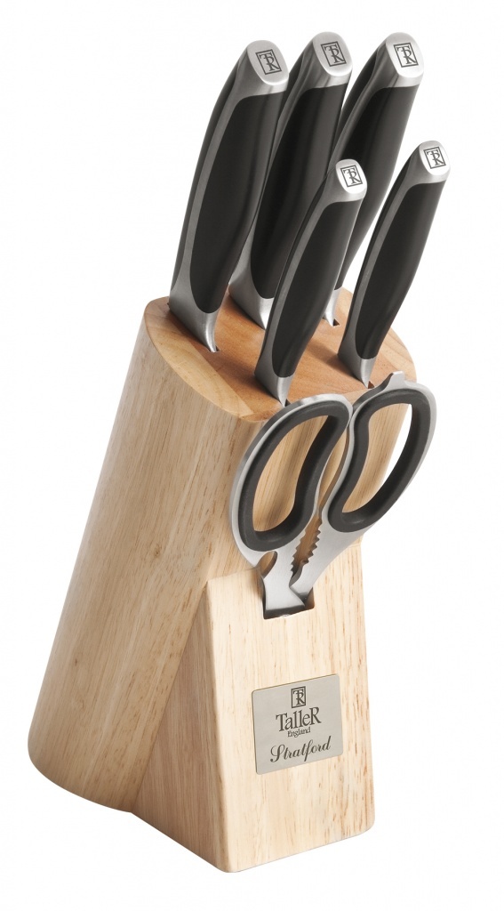 

Набор из 5 ножей, ножниц и подставки Taller Стратфорд TR-2008