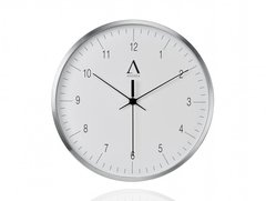Часы настенные White Aluminium Andrea House AX68251