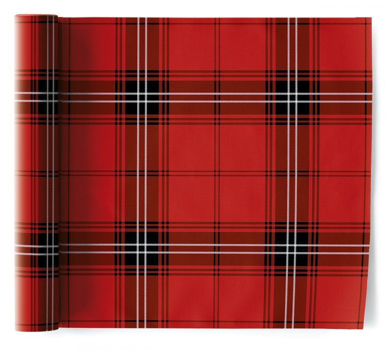

Салфетки в рулоне 32х32см (6шт) My Drap Cotton Tartan Christmas SA32N4/701-11