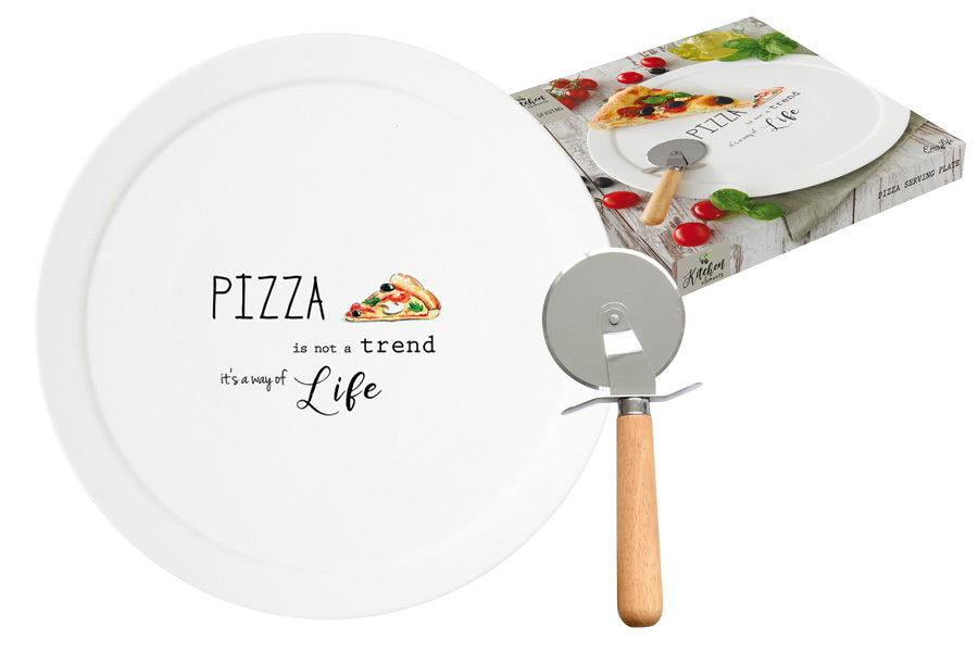 

Набор для пиццы: блюдо и нож Kitchen Elements в подарочной упаковке Easy Life AL-56214