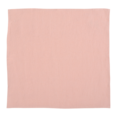 Салфетка сервировочная салфетка из умягченного льна розово-пудрового цвета из коллекции Essential, 45х45 см Tkano TK19-NA0005