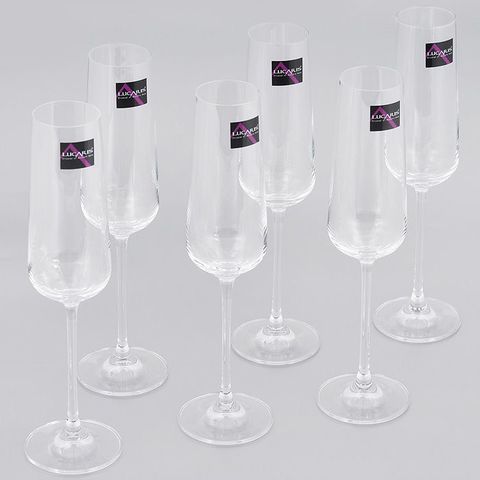 Набор из 6 бокалов для шампанского 270мл Lucaris Hong Kong 5LS04CP0906G0000