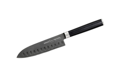 Нож кухонный Сантоку 138мм Samura Mo-V Stonewash SM-0093B/K