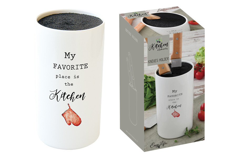 

Подставка для ножей Kitchen Elements в подарочной упаковке Easy Life AL-56208