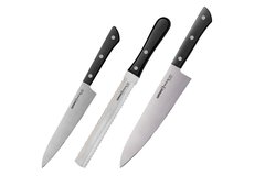 Набор из 3 кухонных стальных ножей 