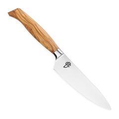 Нож кухонный Шеф 16 см BERGER CUTLERY Ergo Line Olive арт. BC100516
