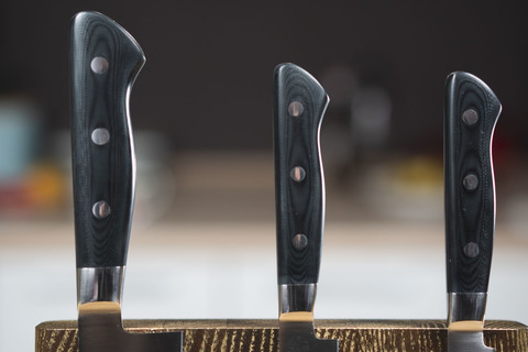Комплект из 3 ножей Samura PRO-S и подставки