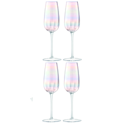 Бокал-флейта для шампанского Pearl 4 шт. LSA G1332-09-401