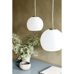 Лампа подвесная Ball, 15х?18 см, белое опаловое стекло Frandsen 157601184001