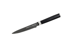 Нож кухонный для томатов 120мм Samura Mo-V Stonewash SM-0071B/K