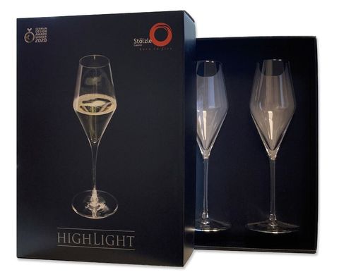 Набор из 2 бокалов для шампанского  290мл Stolzle HighLight