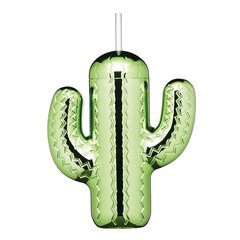Кружка с соломинкой Cactus BarCraft Kitchen Craft BCCACTUS