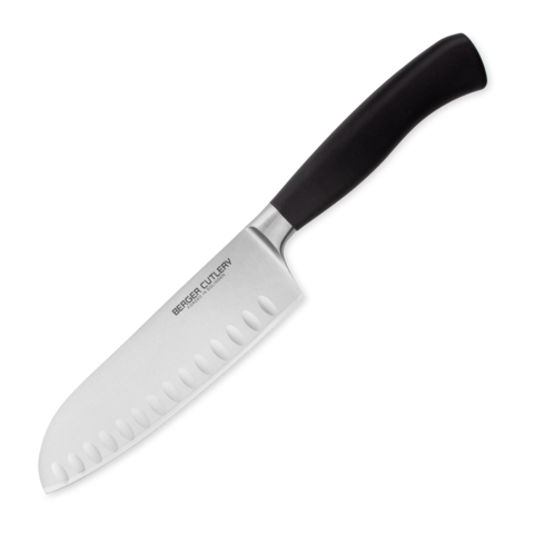 Нож кухонный Сантоку 16 см BERGER CUTLERY Ergo Line Pro арт. BC120916