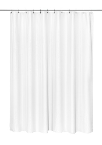 Шторка 178х213 с водоотталкивающей пропиткой Carnation Home Fashions Grace Jacquard White FSC18-HX84/21