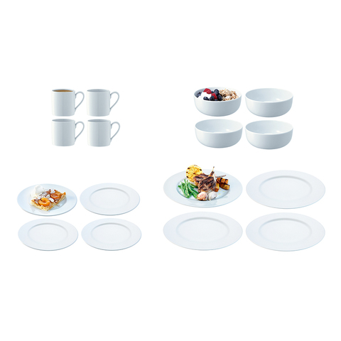 Набор посуды Dine с бортиком 16 предметов LSA P215-02-997
