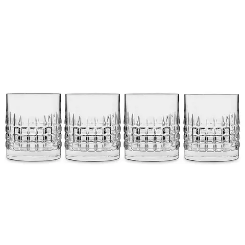 Набор из 4 стаканов для виски CHARME 380 мл LUIGI BORMIOLI Mixology арт. A12328GTY021990