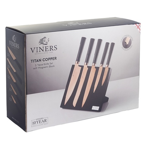 Набор из 5 ножей и подставки Titan Copper Viners v_0305.141