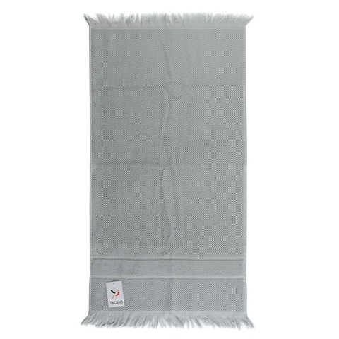 Полотенце для рук 90х50 декоративное с бахромой серого цвета Tkano TK18-BT0027