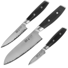 Комплект из 3 кухонных ножей (3 слоя) YAXELL MON